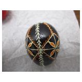 Ukrainian Easter eggs (1) wooden, (...