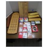 Games  cards, card holders: Cribb...