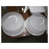 Bakeware  (2) round cake takers, ...
