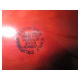 Brown plate 12 diameter  antiqu...