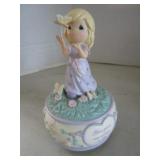Precious Moments music box with box...