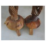 Wooden handmade candlesticks (for t...