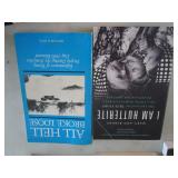 Pair of touch lamps and 9 books. 1 ...