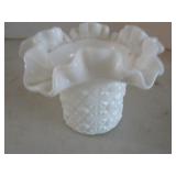 Milk glass (4 pieces) Fire King bat...