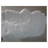 Milk glass (4 pieces) Fire King bat...