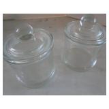Covered glassware...