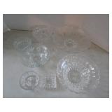 Decorative glass dishes for candy...