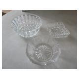 Decorative glass dishes for candy...