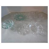 3 plates and a bowl (green), plate ...