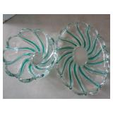 3 plates and a bowl (green), plate ...