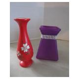 5 vases  1 prestige Czech Republi...