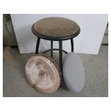 Bar stool 16 round x 24 H, (1) 15...