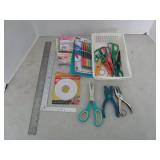 Scrapbook supplies  hole punches,...