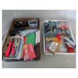 2 flats of office supplies...