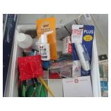 2 flats of office supplies...