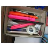 2 flats of office supplies...