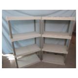 White utility shelves 57 x 31 x...