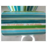 2 Round hat boxes with cup and ...