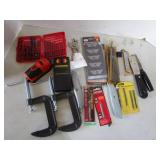 Hardware  c-clamps, level, stud f...
