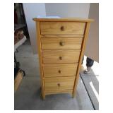 Pine cabinet with 5 drawers  Acce...