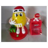 M & M candy dispenser with spoon, y...