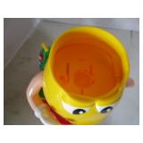 M & M candy dispenser with spoon, y...