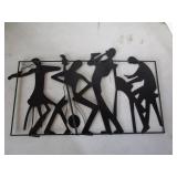 Jazz Musician metal silhouette 21 x...