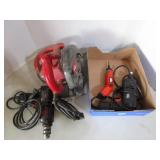 Power Tools, 2 drills, 1 Skill saw,...