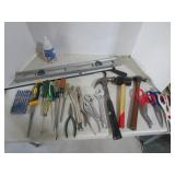 Tools  level, hammer, screwdriver...
