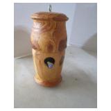 5 wooden vases (wood is mulberry, b...