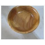6 wooden bowls 11 largest bowl (w...