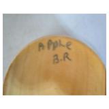6 wooden bowls 11 largest bowl (w...