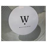 White Westpoint upright Fan 41 ta...