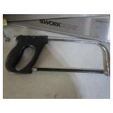 Yardstick, 5 saws (hacksaw, miter b...