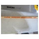 Yardstick, 5 saws (hacksaw, miter b...