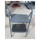 Blue step stool  1 step with seat...