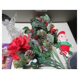 Christmas, snowman doorstop, flower...