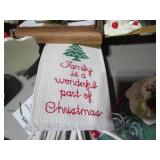 Christmas, snowman doorstop, flower...