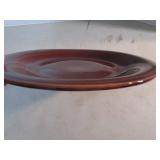 Brown plate 12 diameter  antiqu...