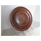 Brown plate 12 diameter  antiqu...