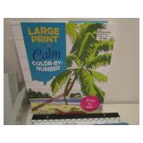 Coloring book, calendar books, call...