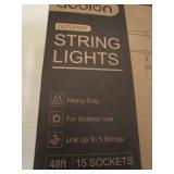 Outdoor String lights  new in the...