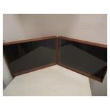 Shadow Boxes empty with glass front...