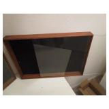 Shadow Boxes empty with glass front...