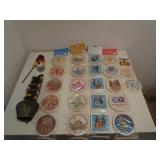 Coasters (circa 1982) 4 pkg of 24, ...
