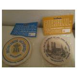Coasters (circa 1982) 4 pkg of 24, ...