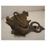 Pewter minis, Ewer pitcher in green...