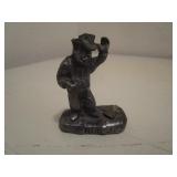 Pewter minis, Ewer pitcher in green...
