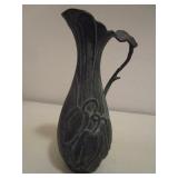 Pewter minis, Ewer pitcher in green...