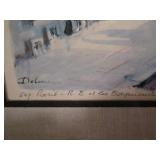 Pictures  signed, tree 13'x18' an...